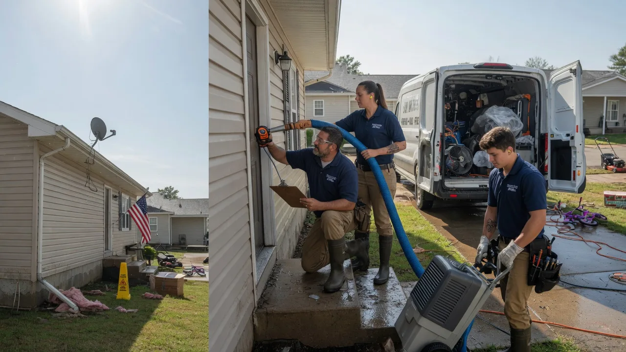 Ceiling Water Damage Restoration in Faxon, OK near me